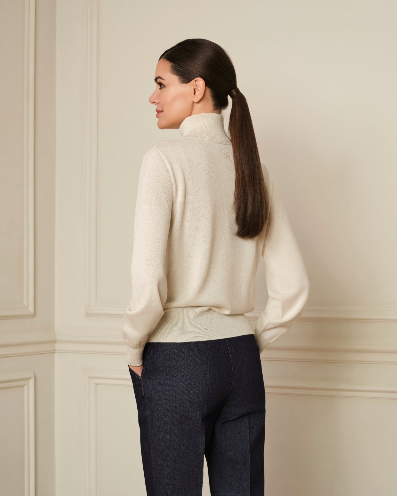 JERSEY CUELLO ALTO CRUDO