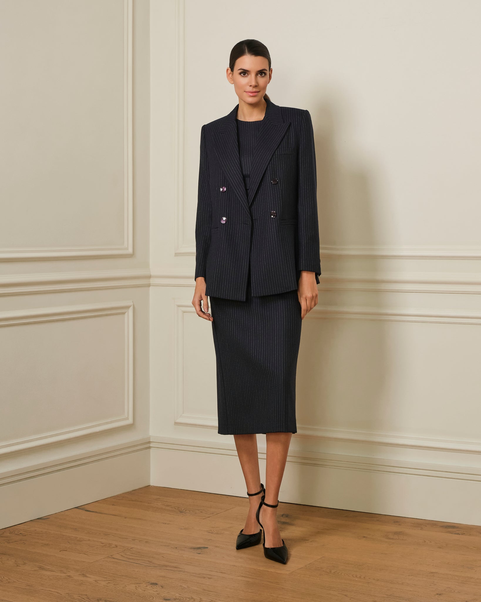 BLAZER RAYA DIPLOMÁTICA AZUL