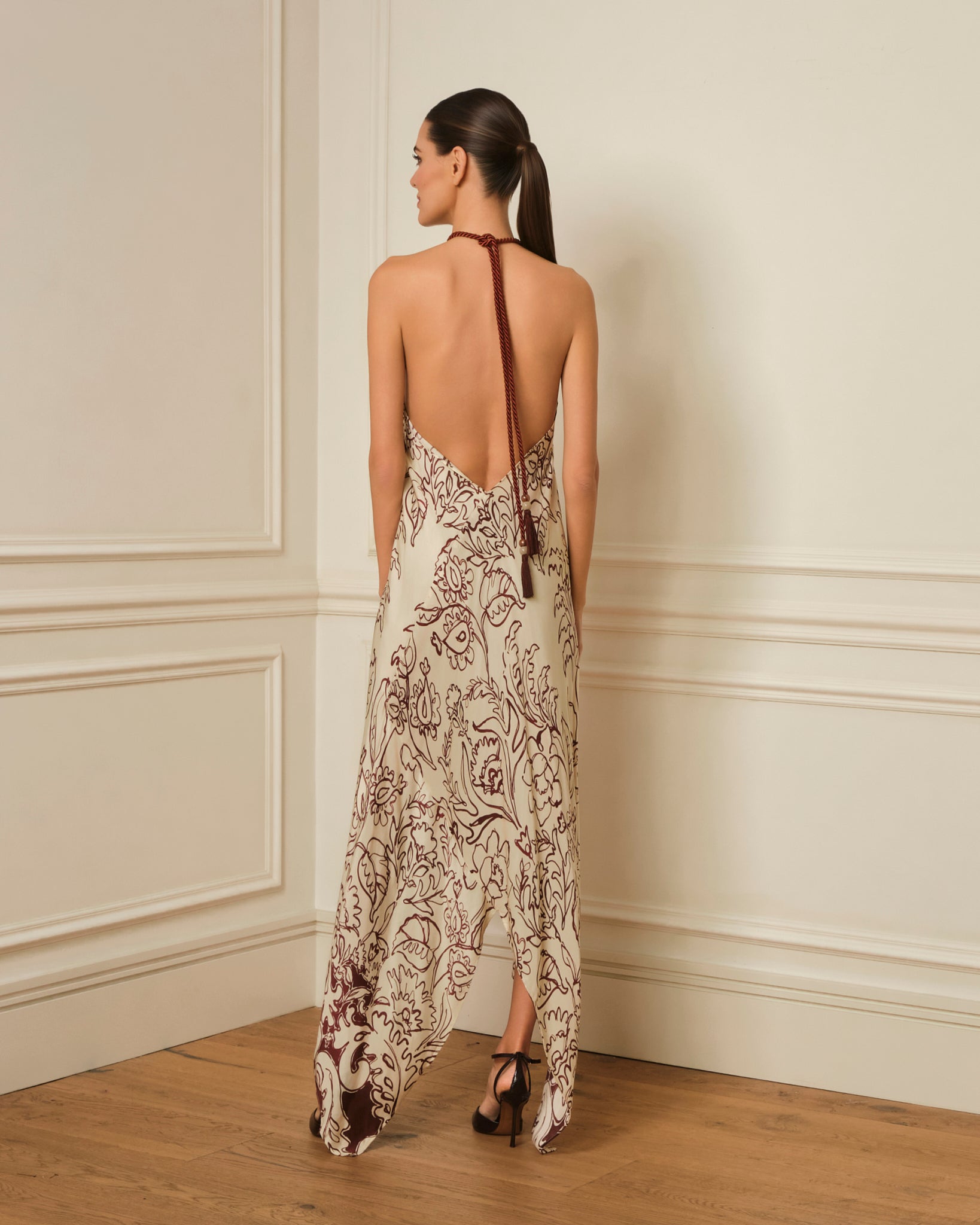 03829261-CRU VESTIDO HALTER ASIMETRICO ESTAMPADO CRUDO