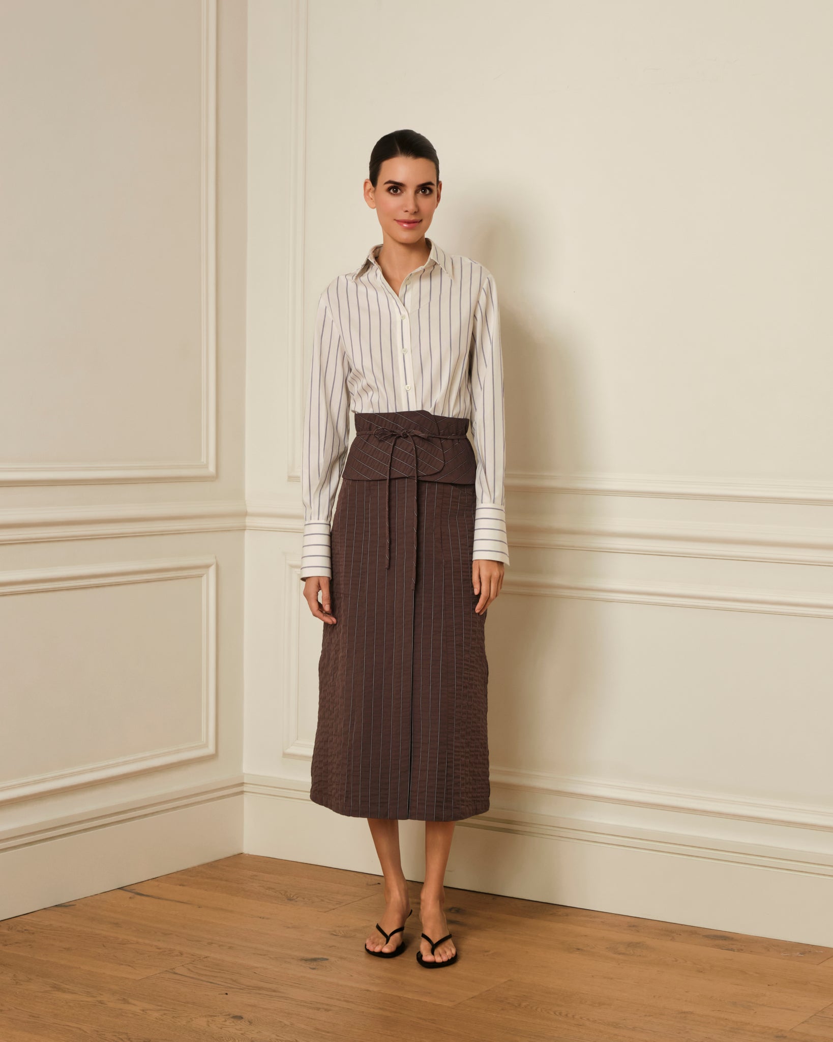 CAMISA DE RAYAS AZULES