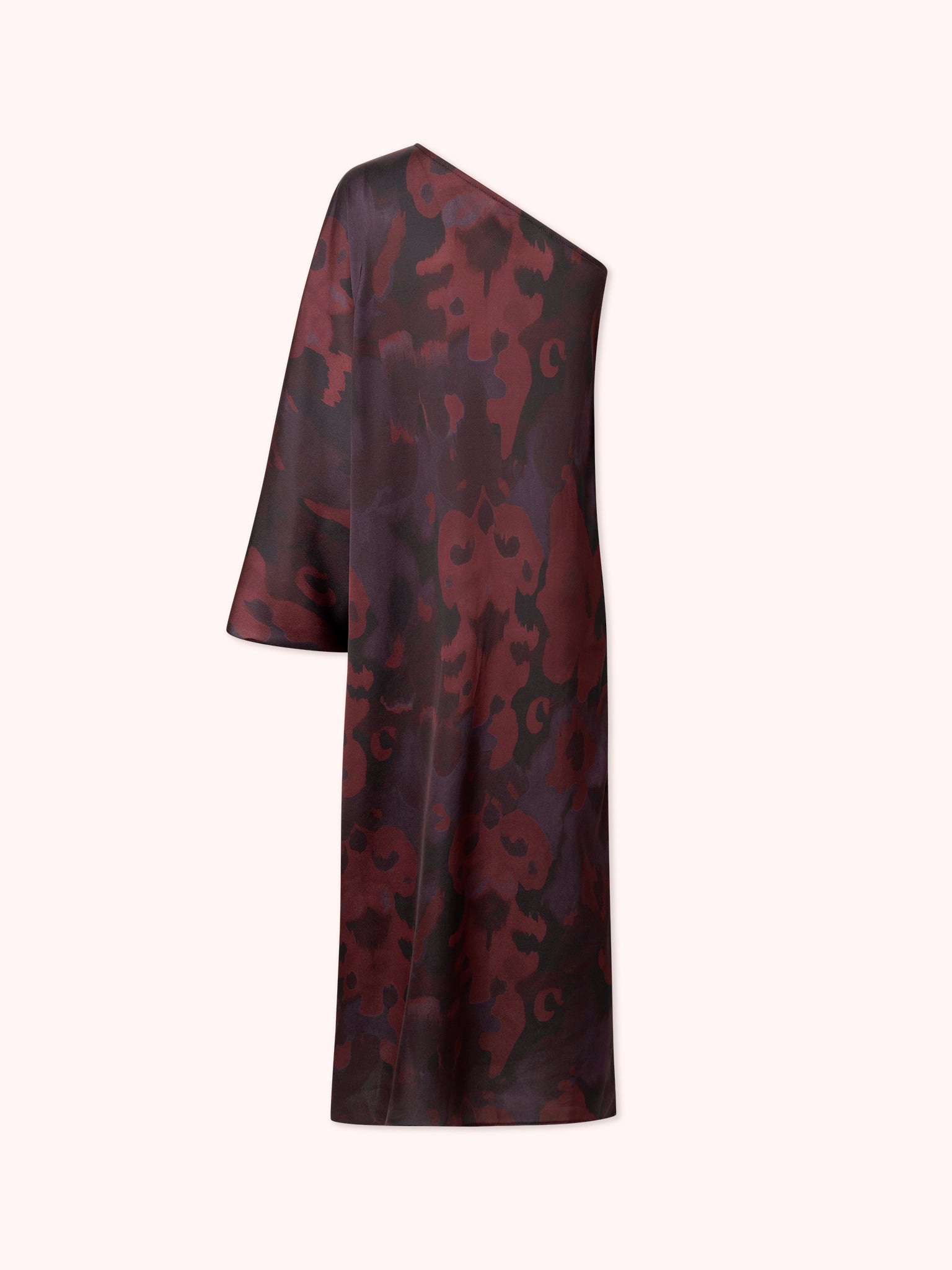 VESTIDO ESTAMPADO BURDEOS LOULOU