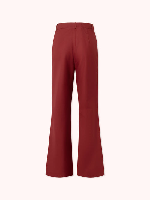 PANTALÓN FLARE GRANATE