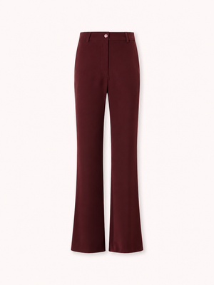 PANTALÓN CREP BURDEOS