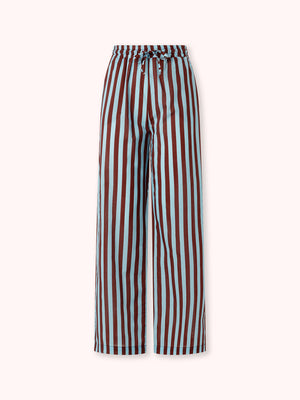 PANTALÓN DE RAYAS MARRÓN