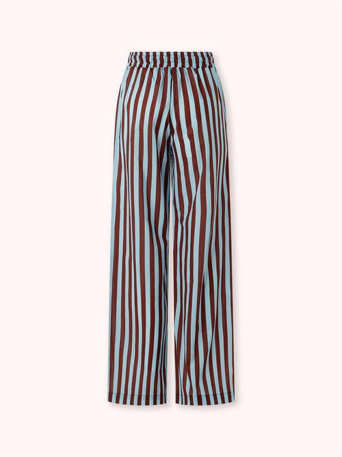 PANTALÓN DE RAYAS MARRÓN