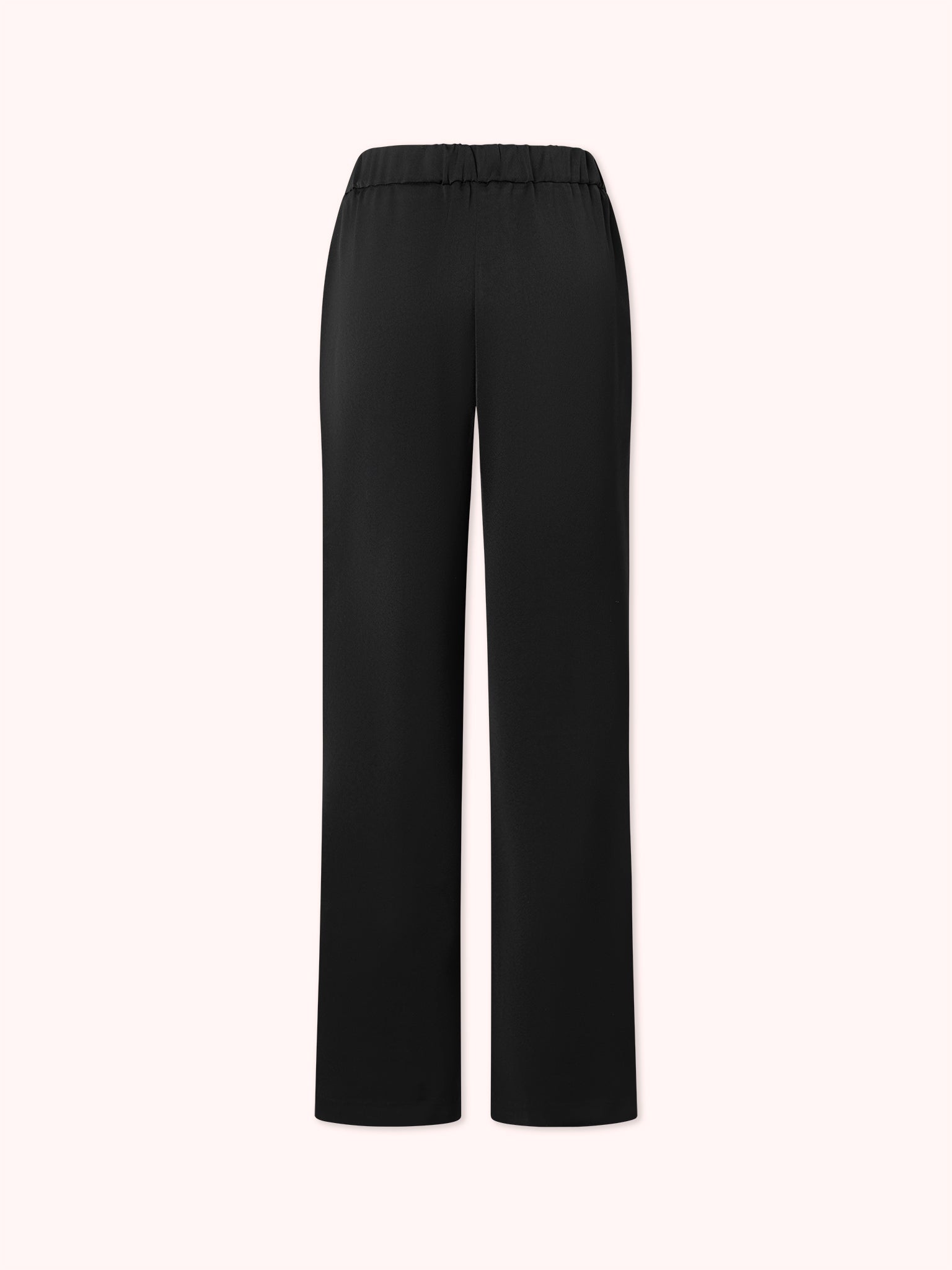 PANTALÓN PALAZZO DE TIRO ALTO NEGRO