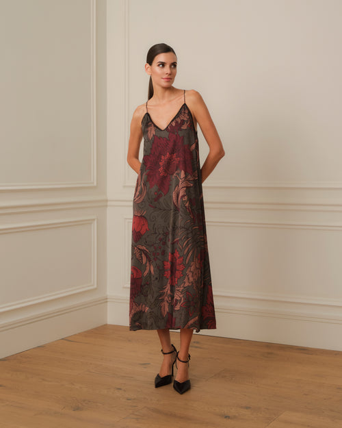 VESTIDO LENCERO ESTAMPADO