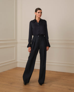 PANTALÓN DE RAYA DIPLOMÁTICA AZUL