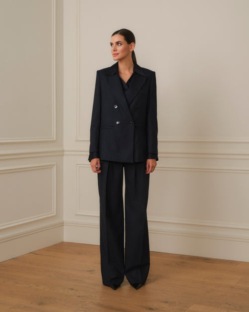 BLAZER RAYA DIPLOMÁTICA AZUL