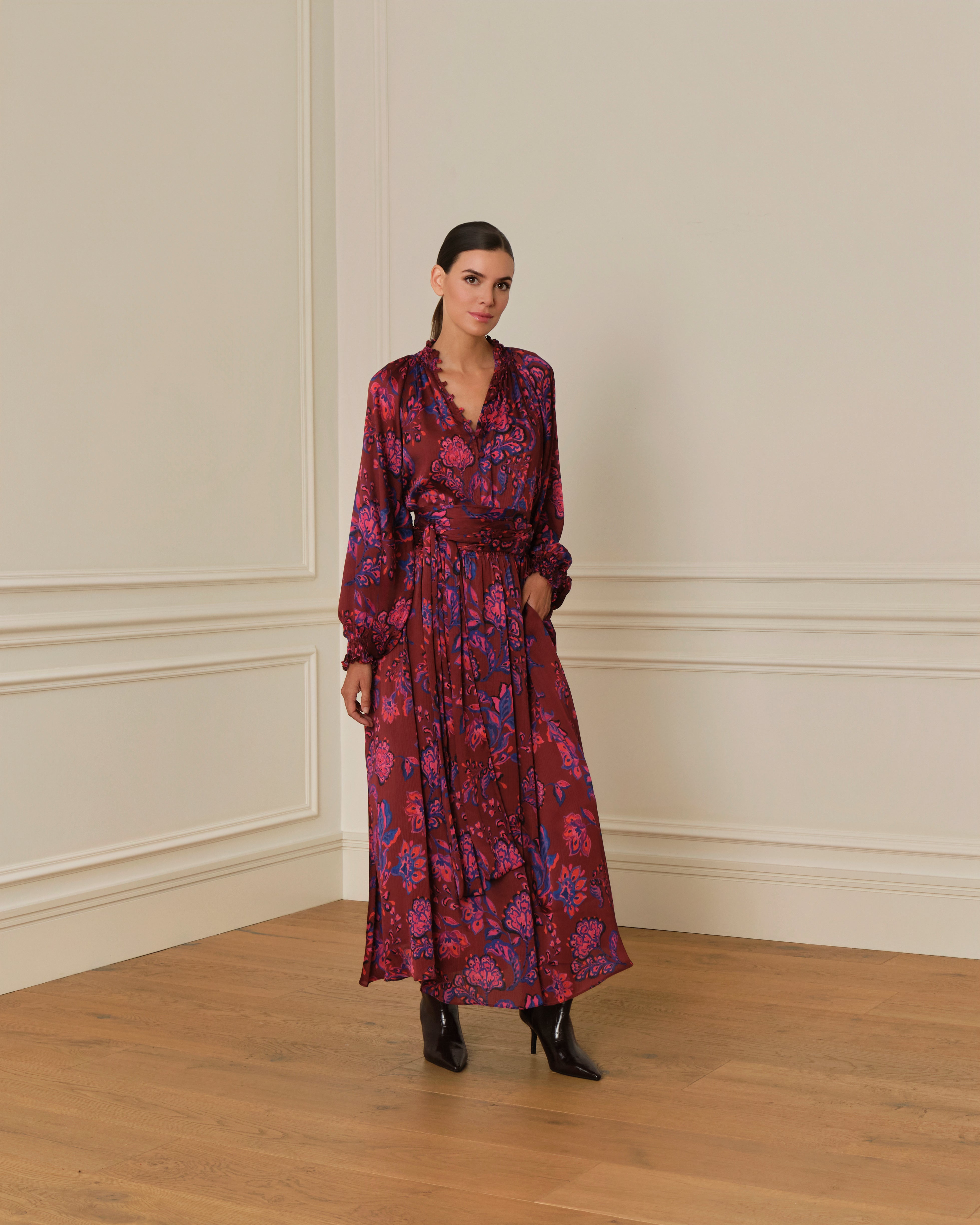 PRE-ORDER VESTIDO LARGO ESTAMPADO