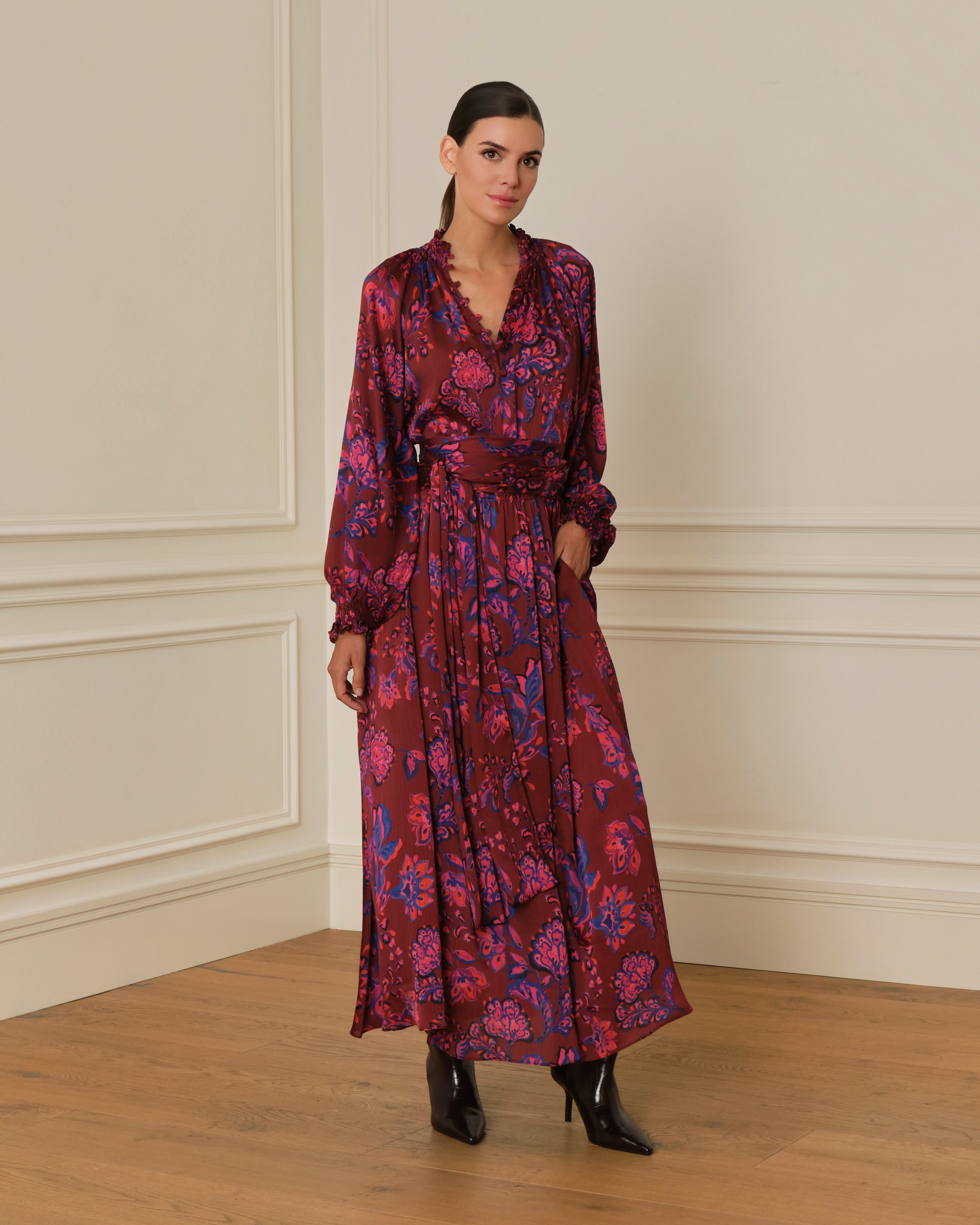 PRE-ORDER VESTIDO LARGO ESTAMPADO