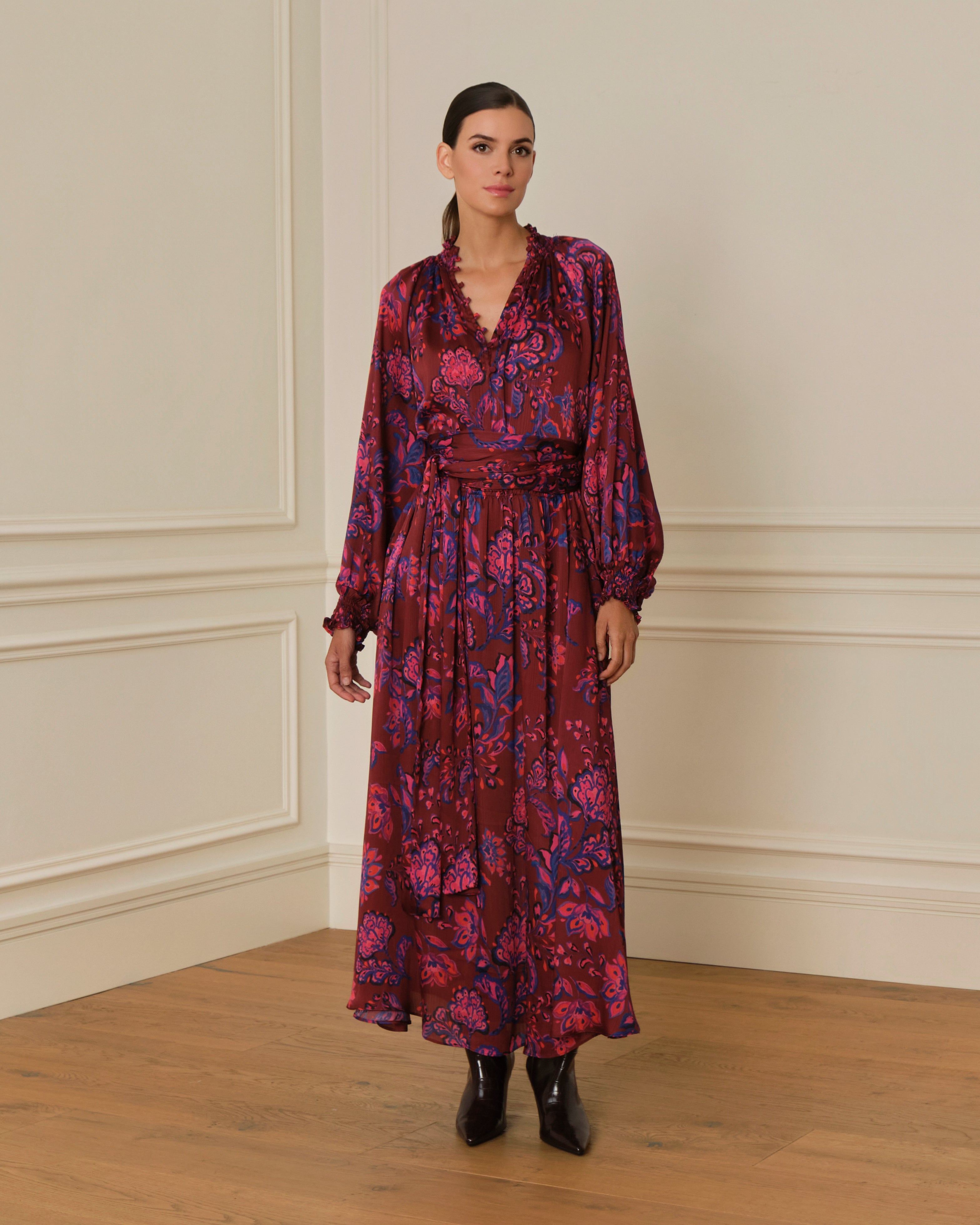 PRE-ORDER VESTIDO LARGO ESTAMPADO