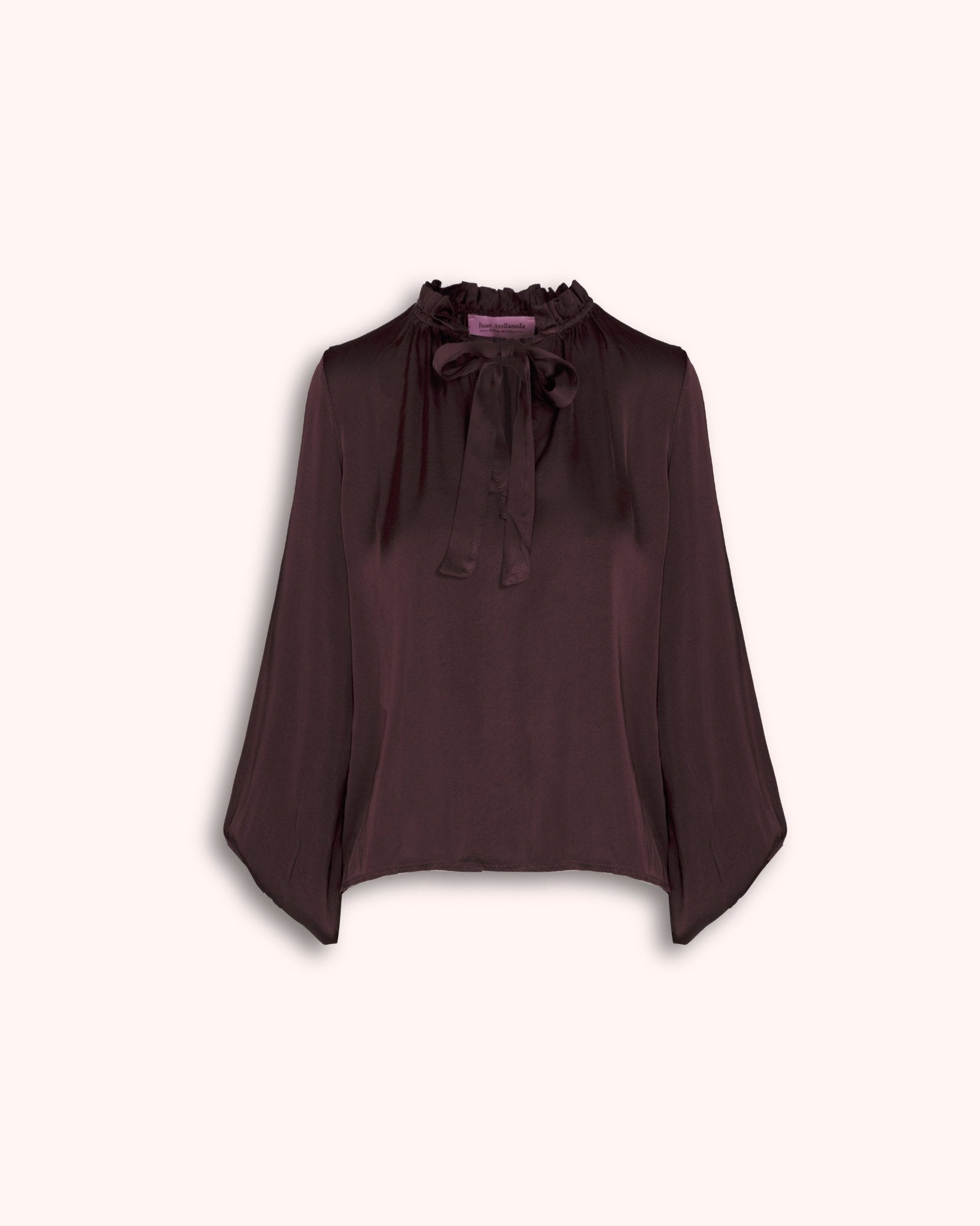 BLUSA VINO ANN - Seeiou