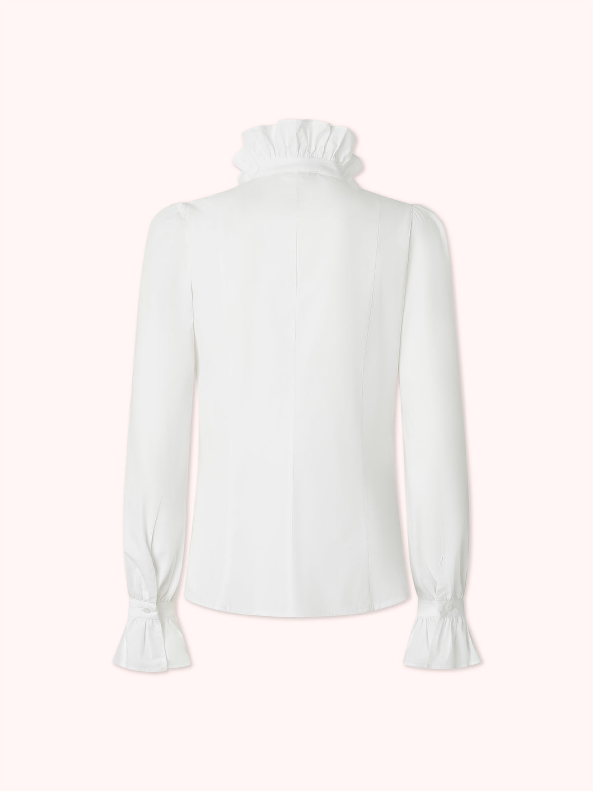 CAMISA DE VOLANTES BLANCA