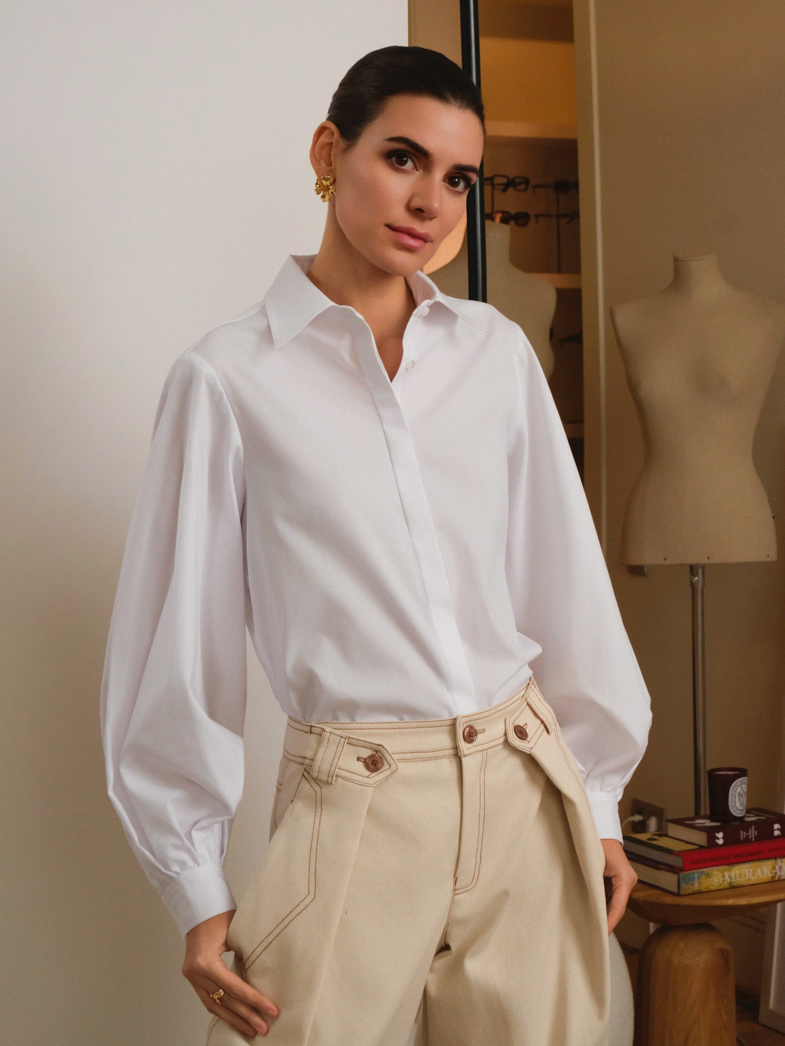 CAMISA BLANCA MAXIMA - Seeiou