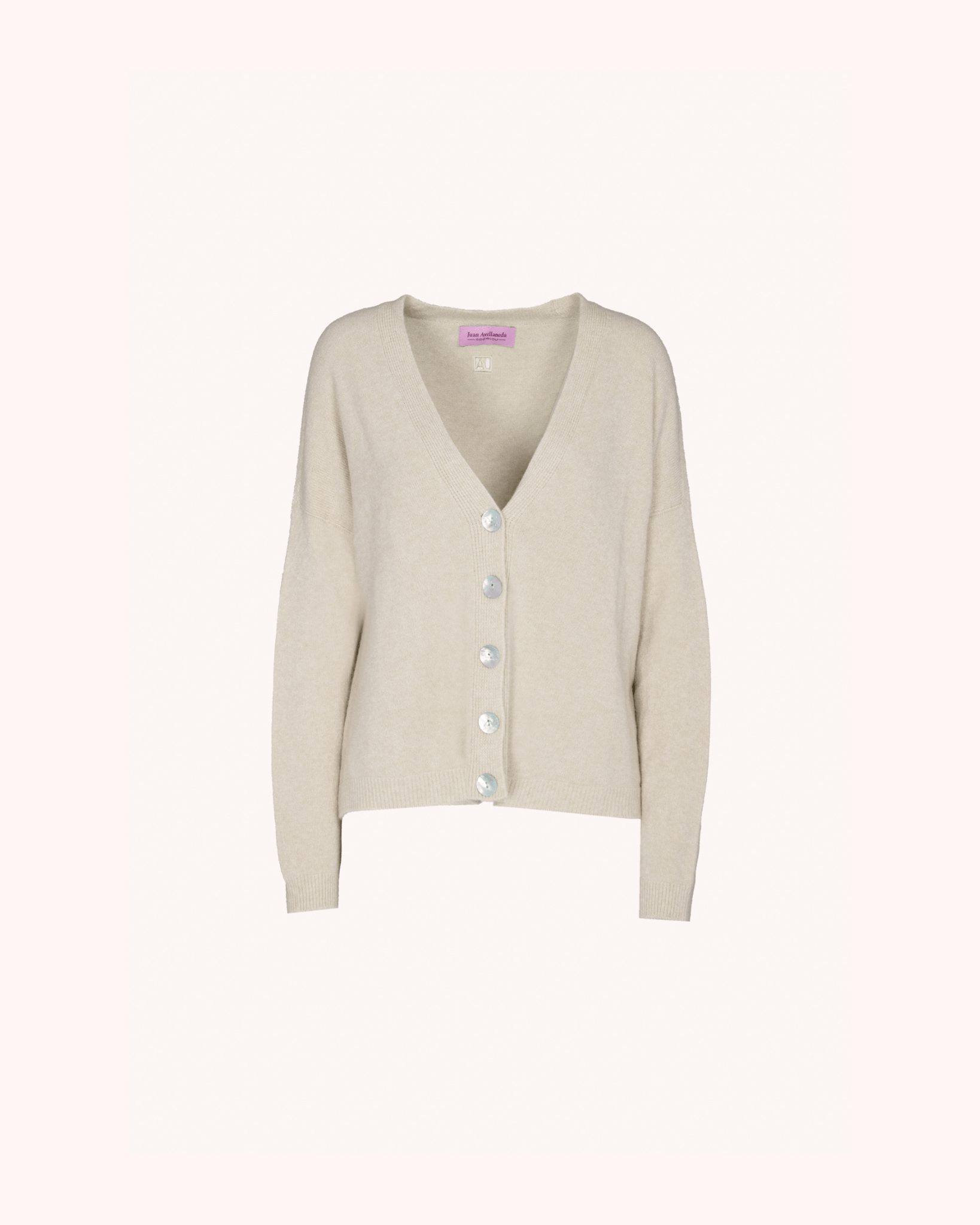 CARDIGAN BEIGE MAGNOLIA - Seeiou