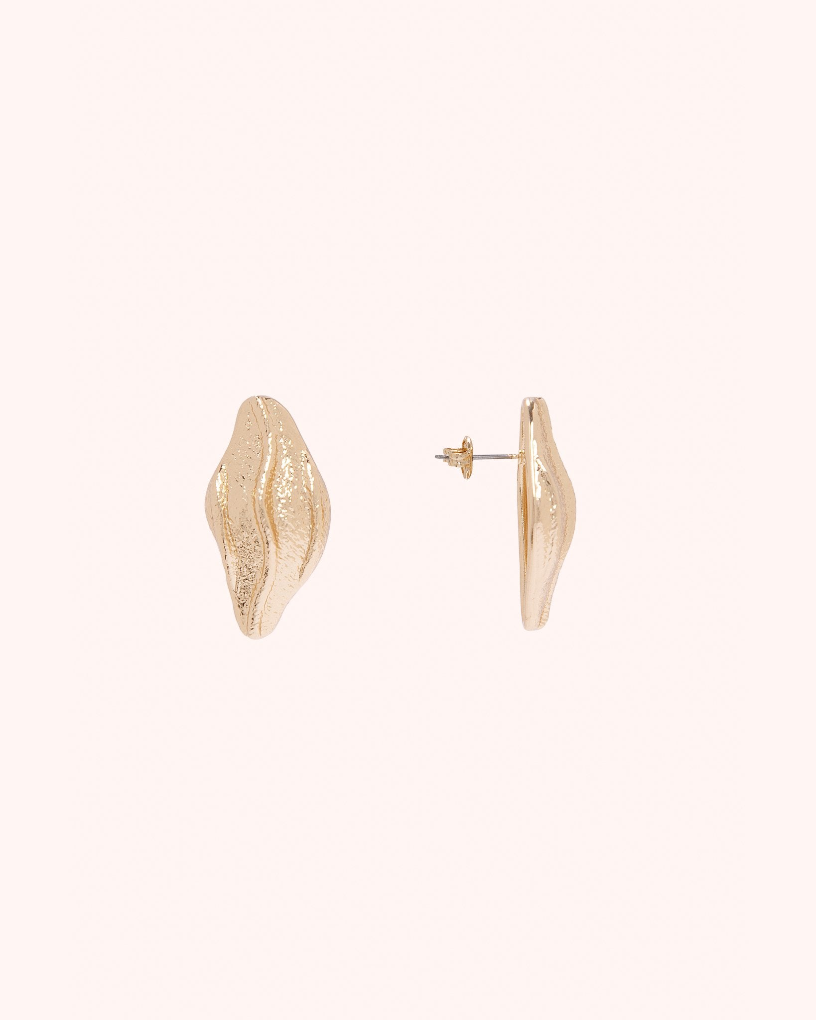 LEMON LEAF PENDIENTES DORADOS - Seeiou