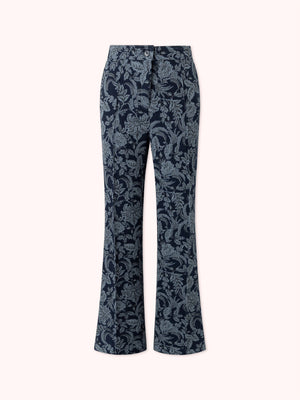 PANTALÓN JACQUARD TROPICAL DENIM YVES - SEEIOU