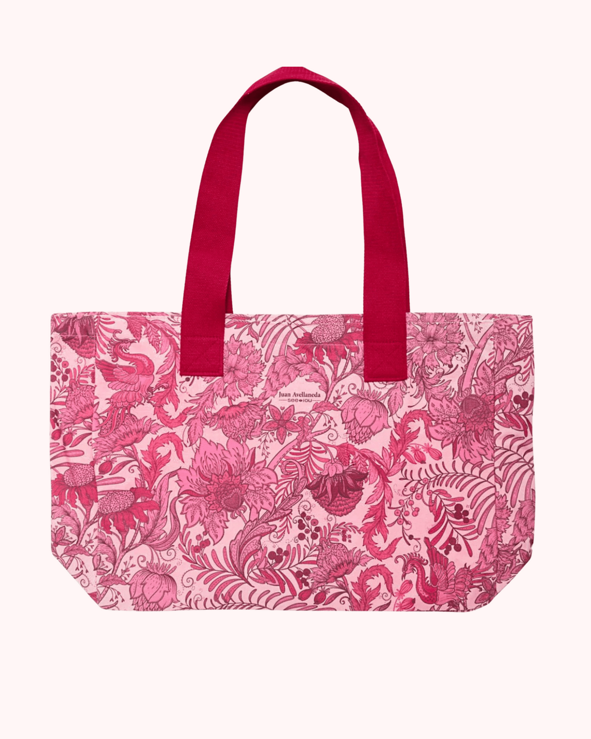 TOTE BAG ROSA JUAN AVELLANEDA X SEE IOU