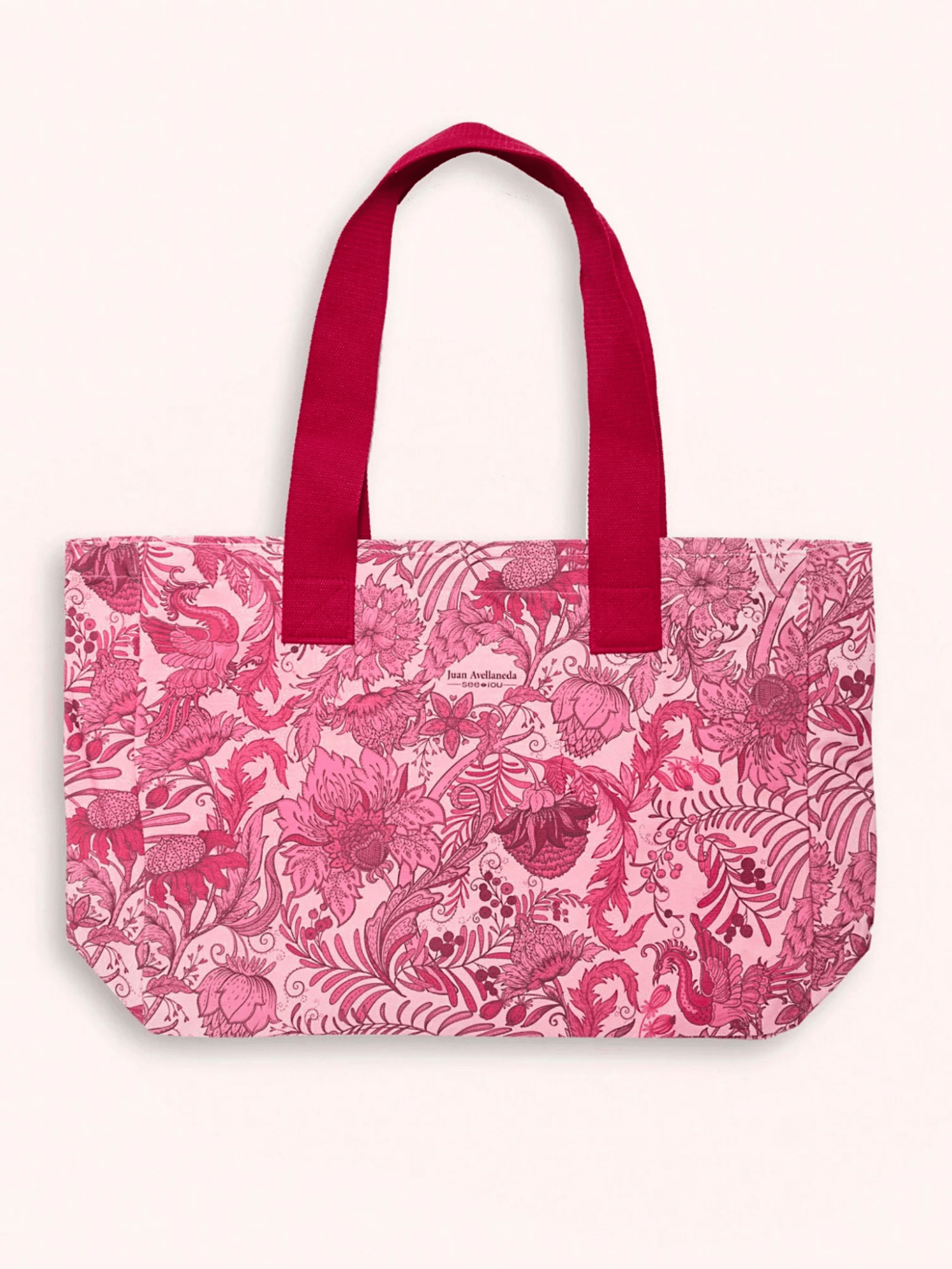 TOTE BAG ROSA JUAN AVELLANEDA X SEE IOU - SEEIOU