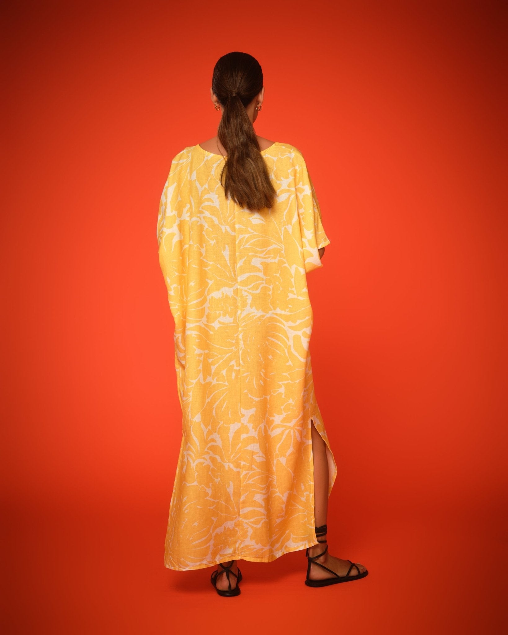 VESTIDO AMARILLO CAPUCINE - Seeiou