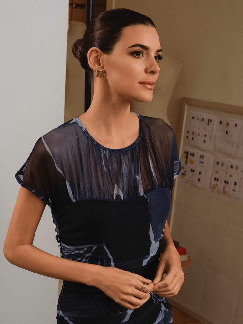 VESTIDO AZUL GAZELLE