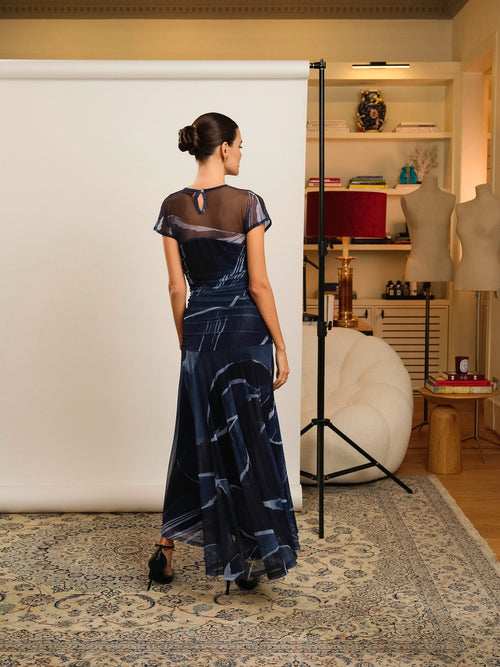 VESTIDO AZUL GAZELLE