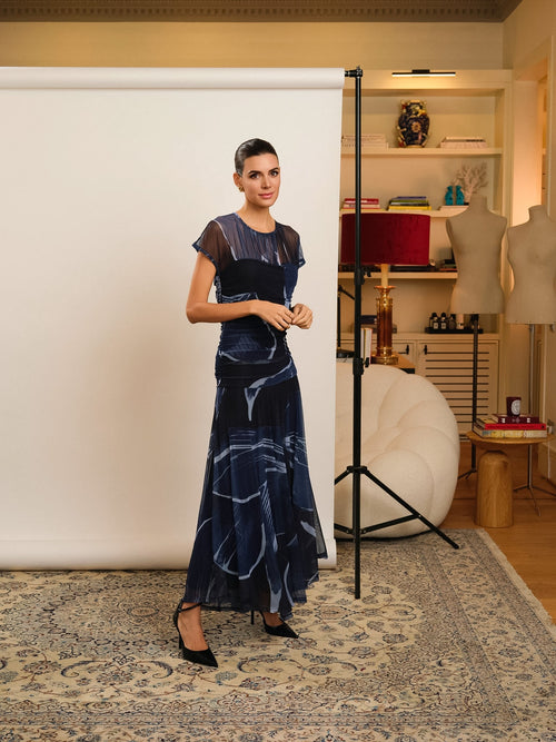 VESTIDO AZUL GAZELLE