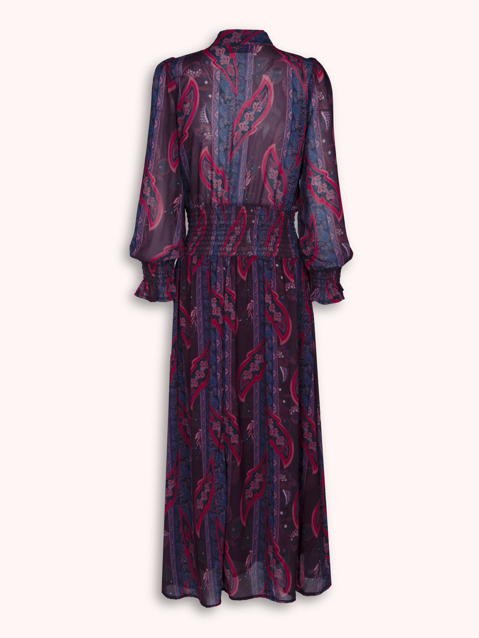 VESTIDO ESTAMPADO MORADO CALA - Seeiou