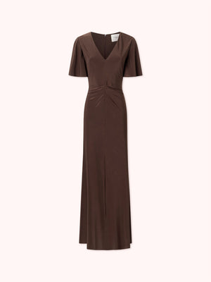 VESTIDO MARRÓN ZIA - SEEIOU