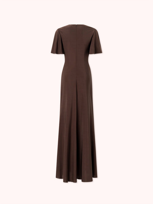 VESTIDO MARRÓN ZIA
