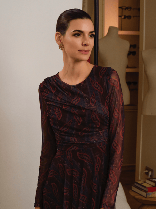 VESTIDO MORADO OLIMPYA