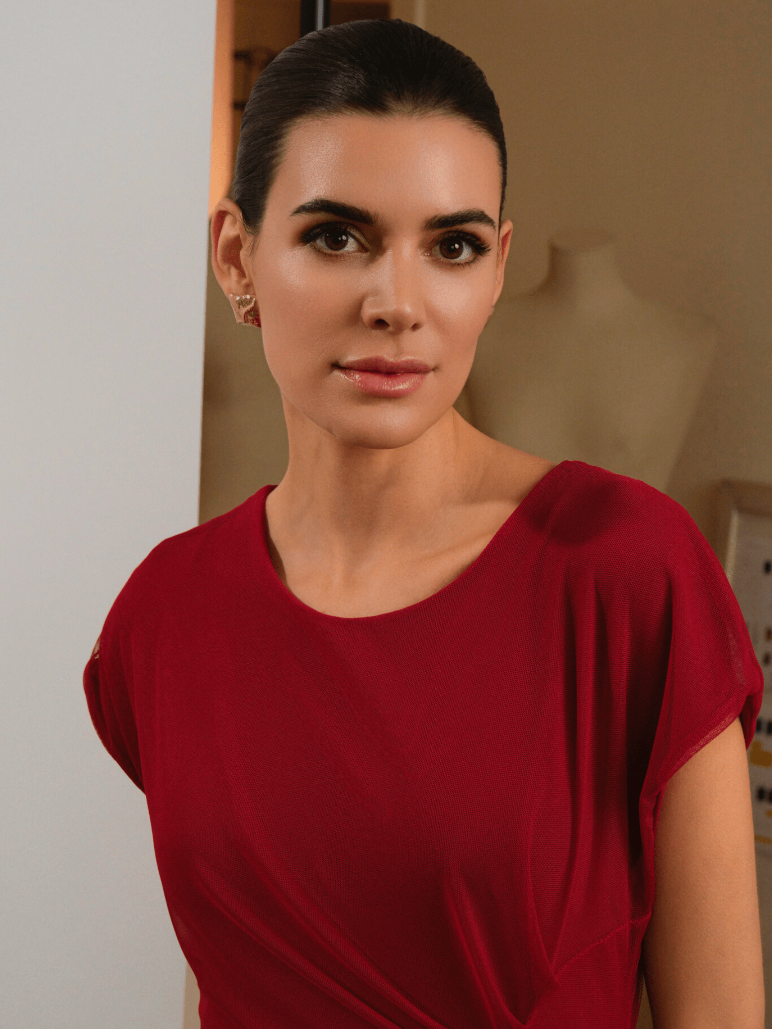 VESTIDO ROJO AISHA - Seeiou