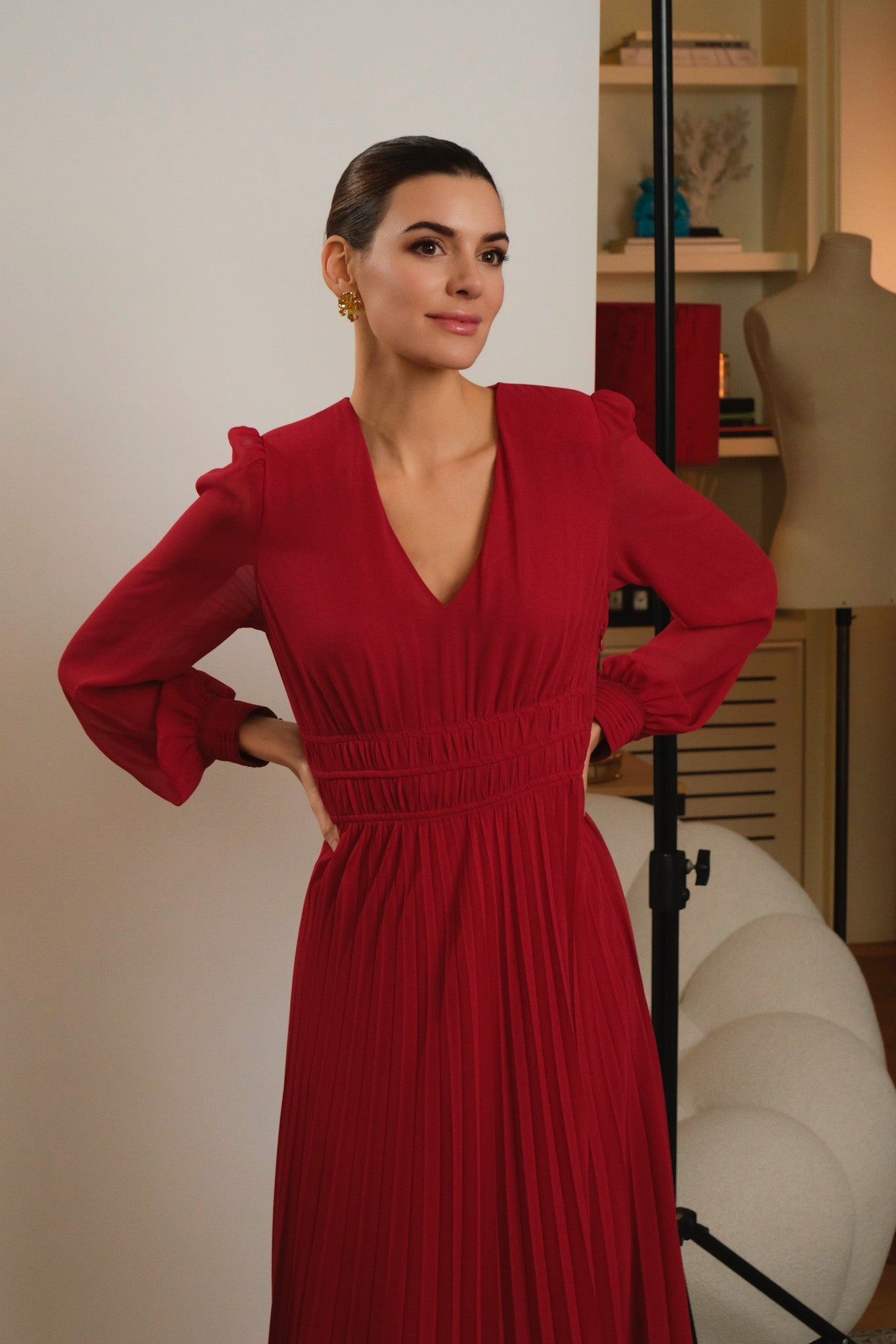 VESTIDO ROJO GRACE - Seeiou